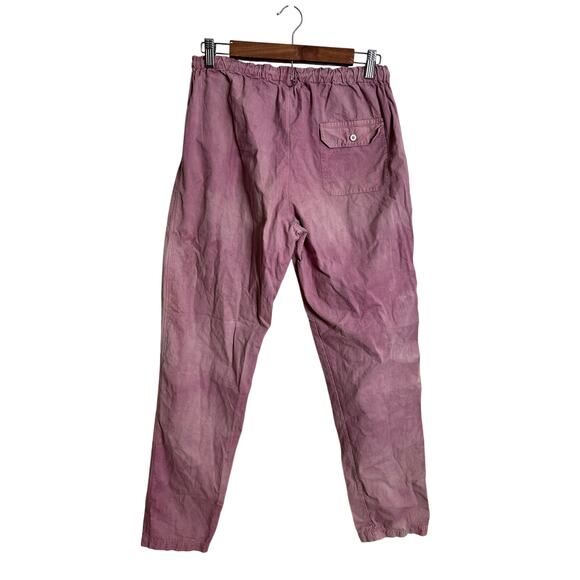 Industry of All Nations Shellac+ 2 Dips Narural Dye Drawstrings Pants Mens M - Picture 2 of 9